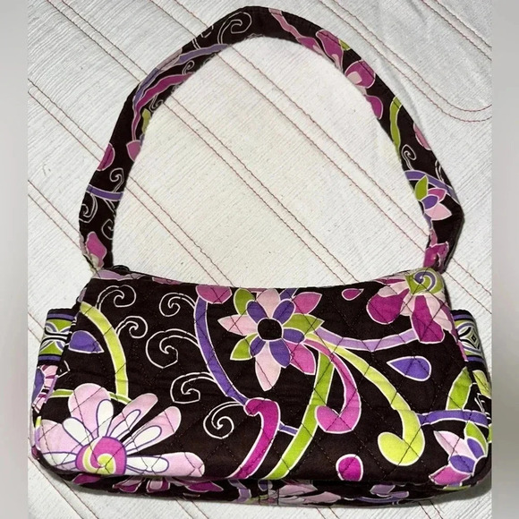 Vers Bradley Floral Quilted Shoulder Bag - Picture 1 of 10
